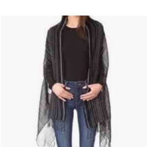 NWT Madewell gauze stripe scarf